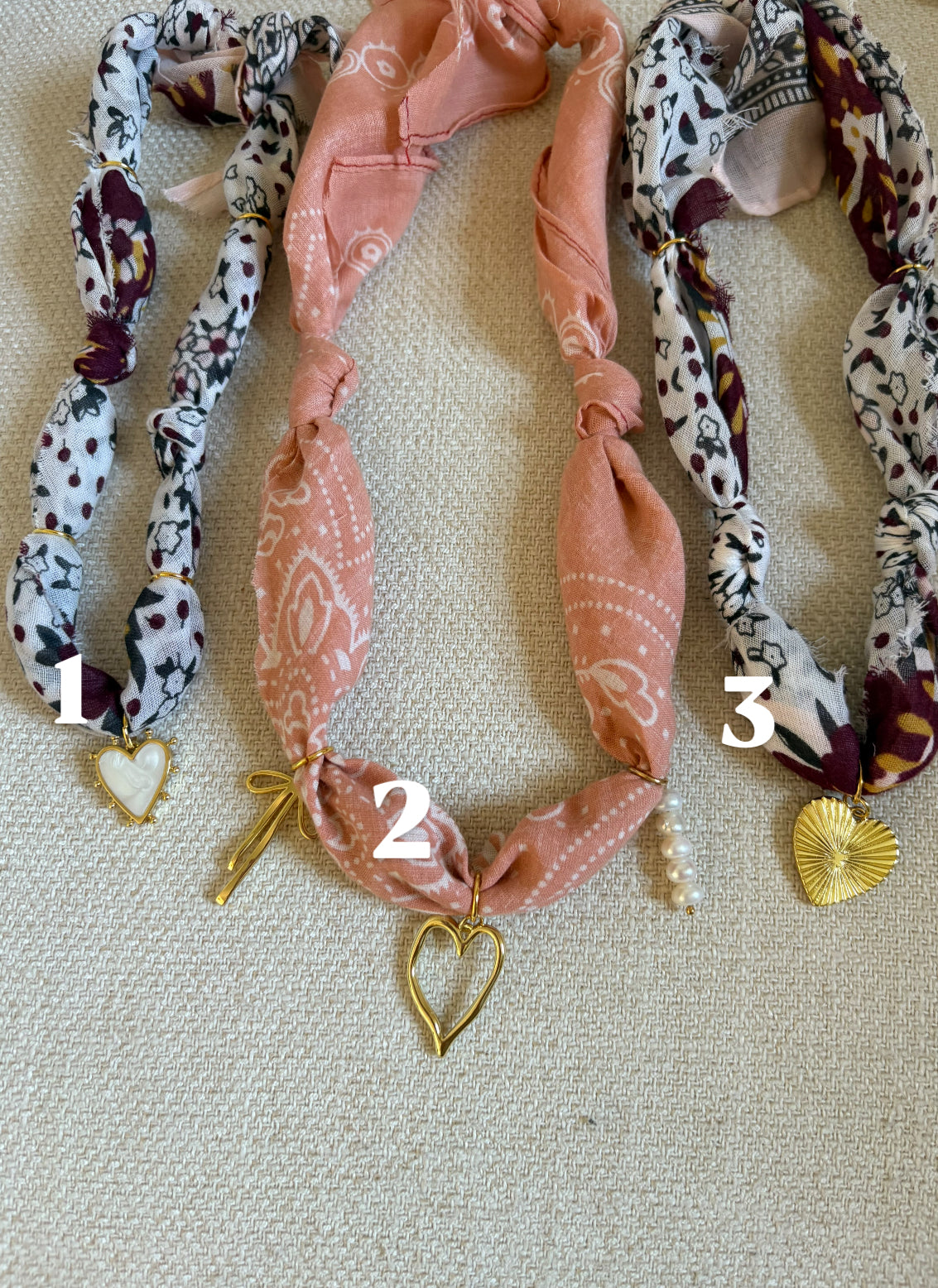 Bandana Charm Necklace