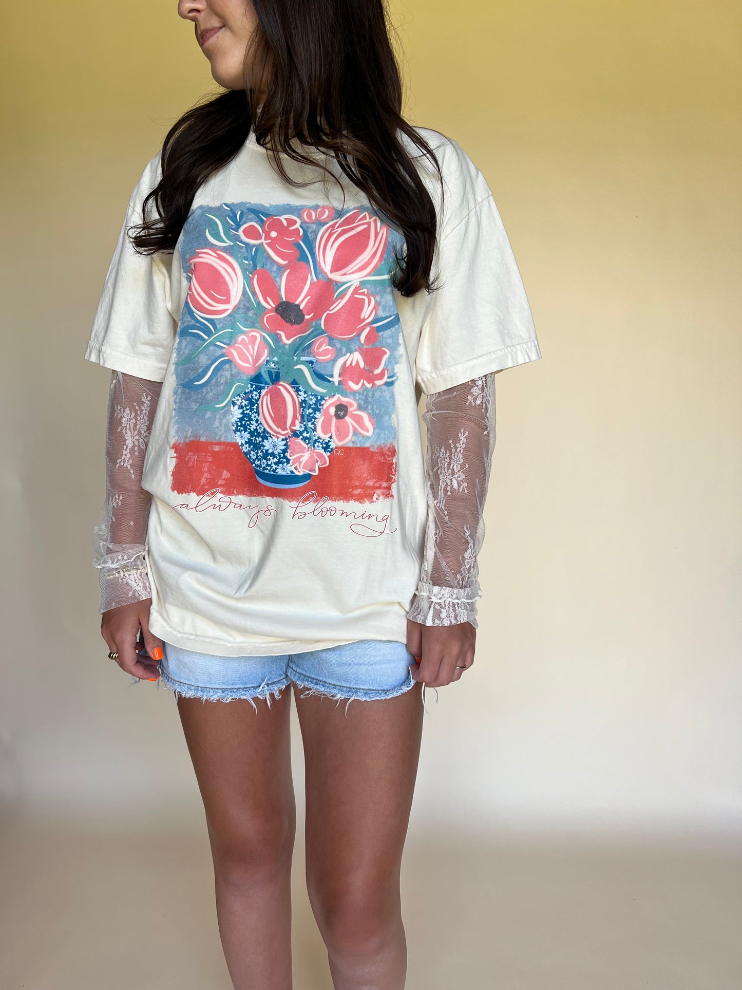 Always Blooming Tee