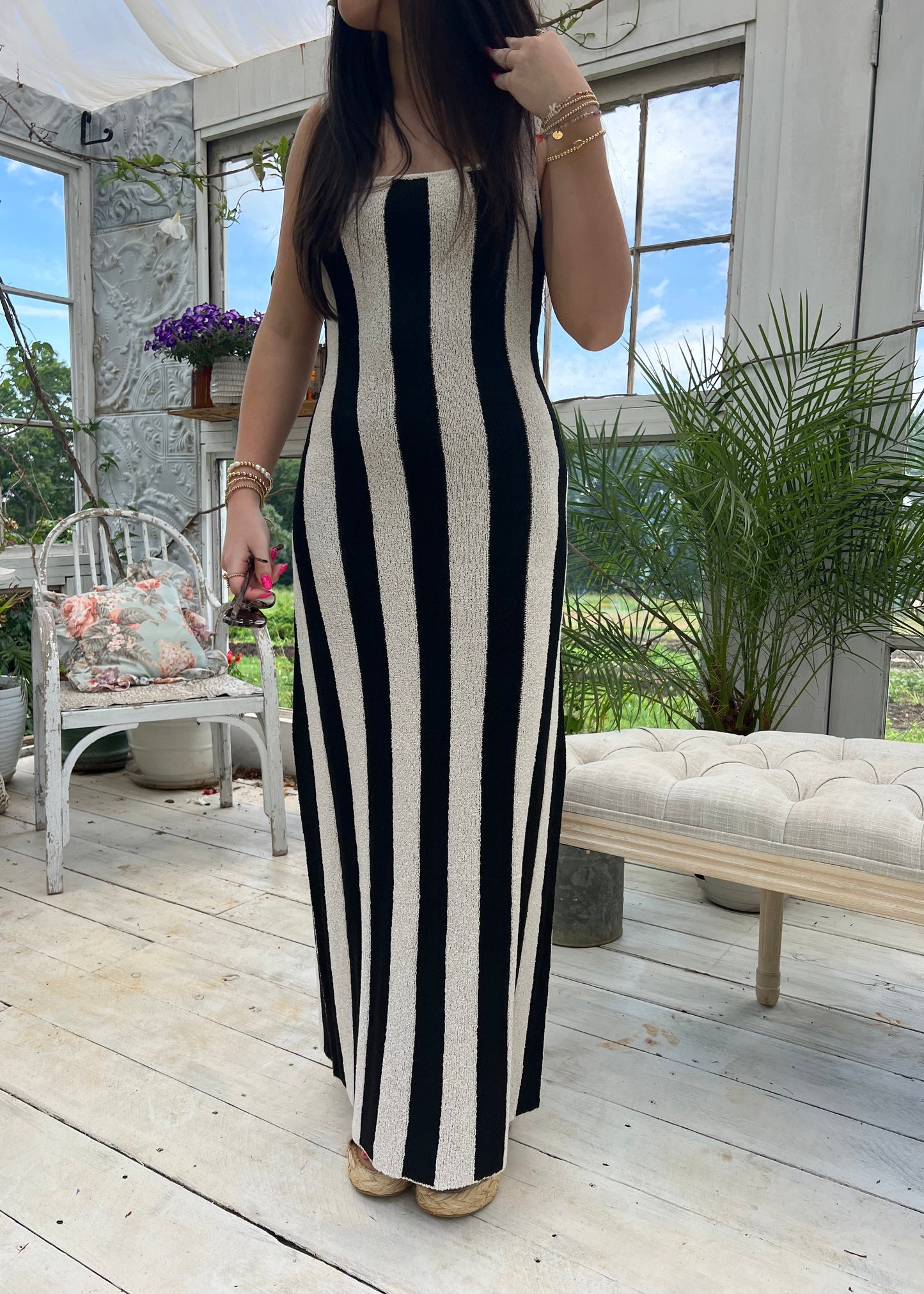 Cove Striped Maxi Dress