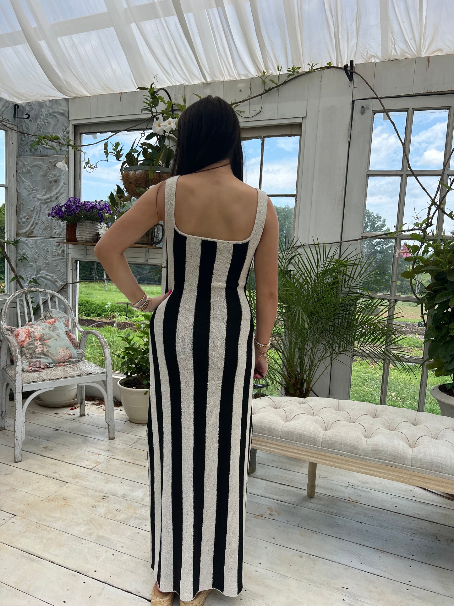 Cove Striped Maxi Dress