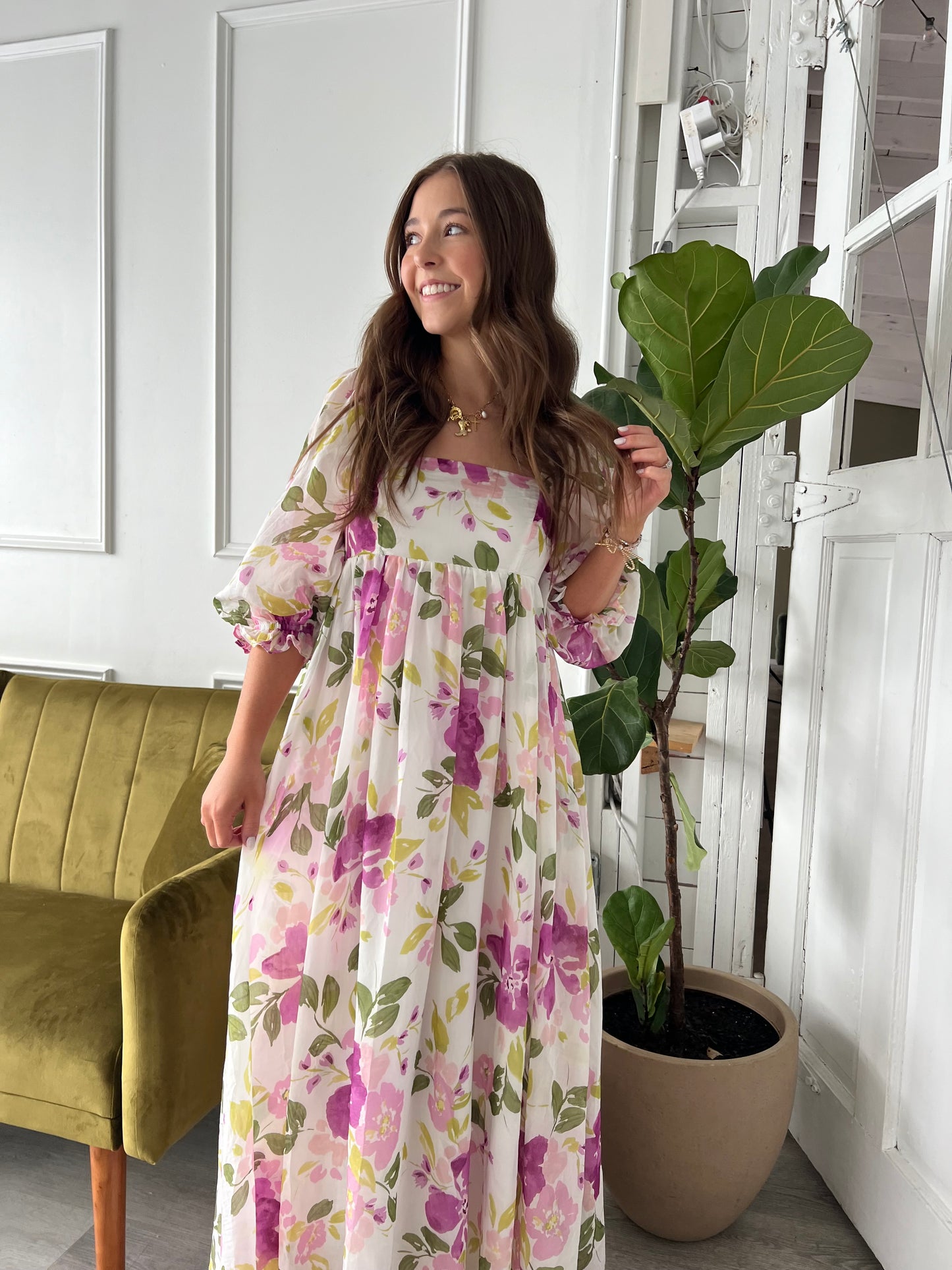 Valerie Floral Maxi Dress