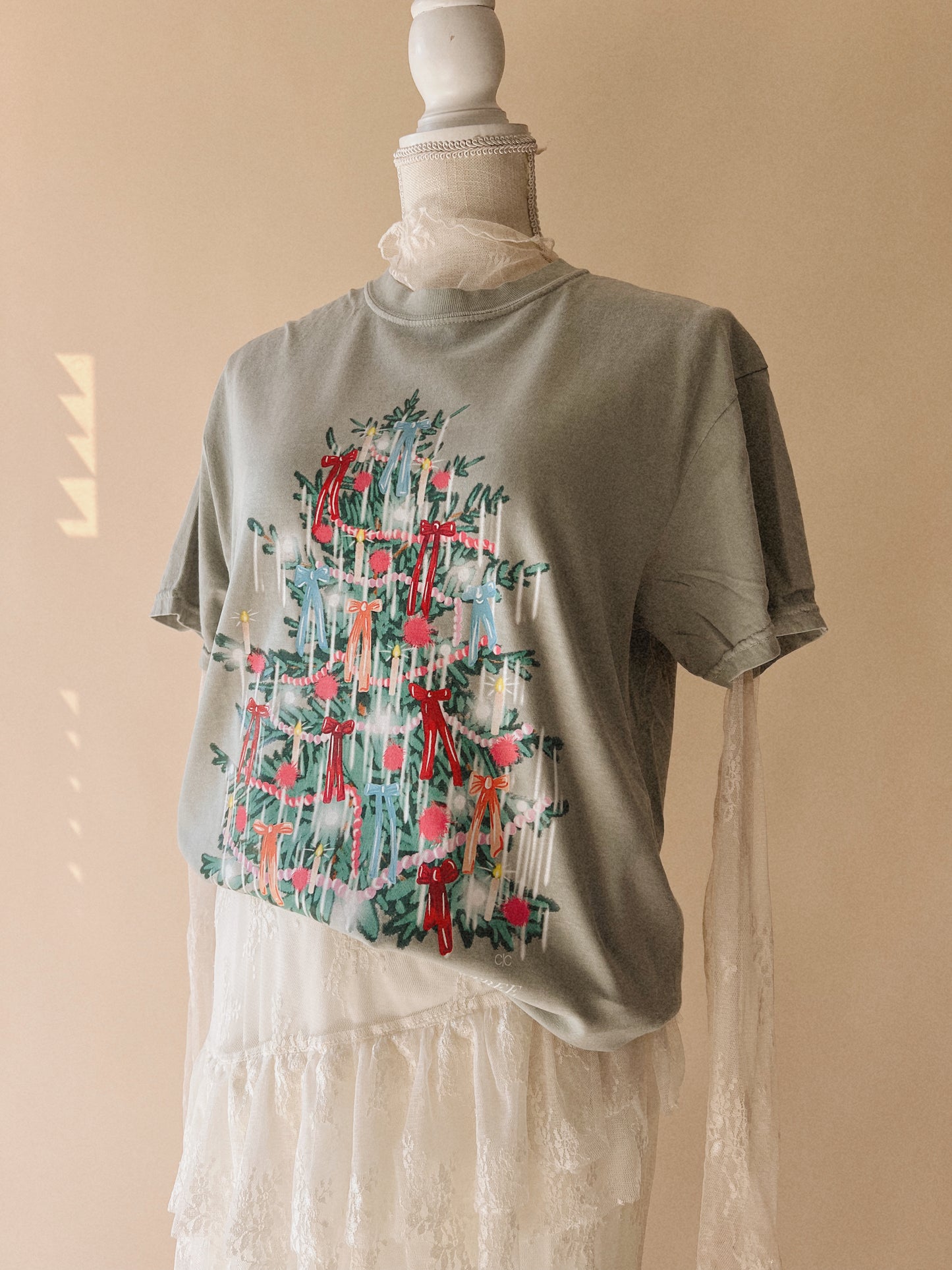 Tinsel Tree Graphic Tee