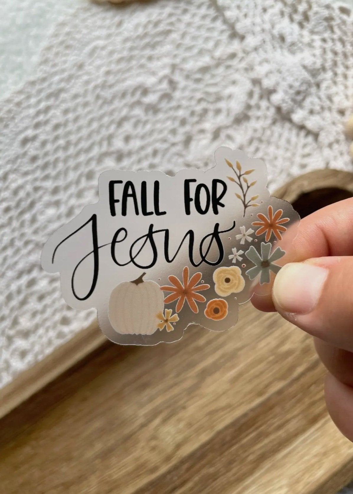 “Fall for Jesus” Sticker