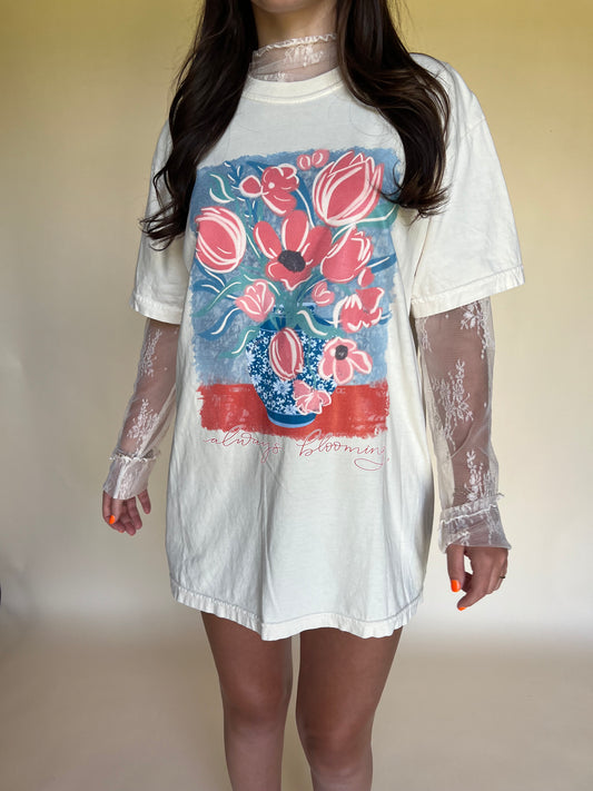 Always Blooming Tee