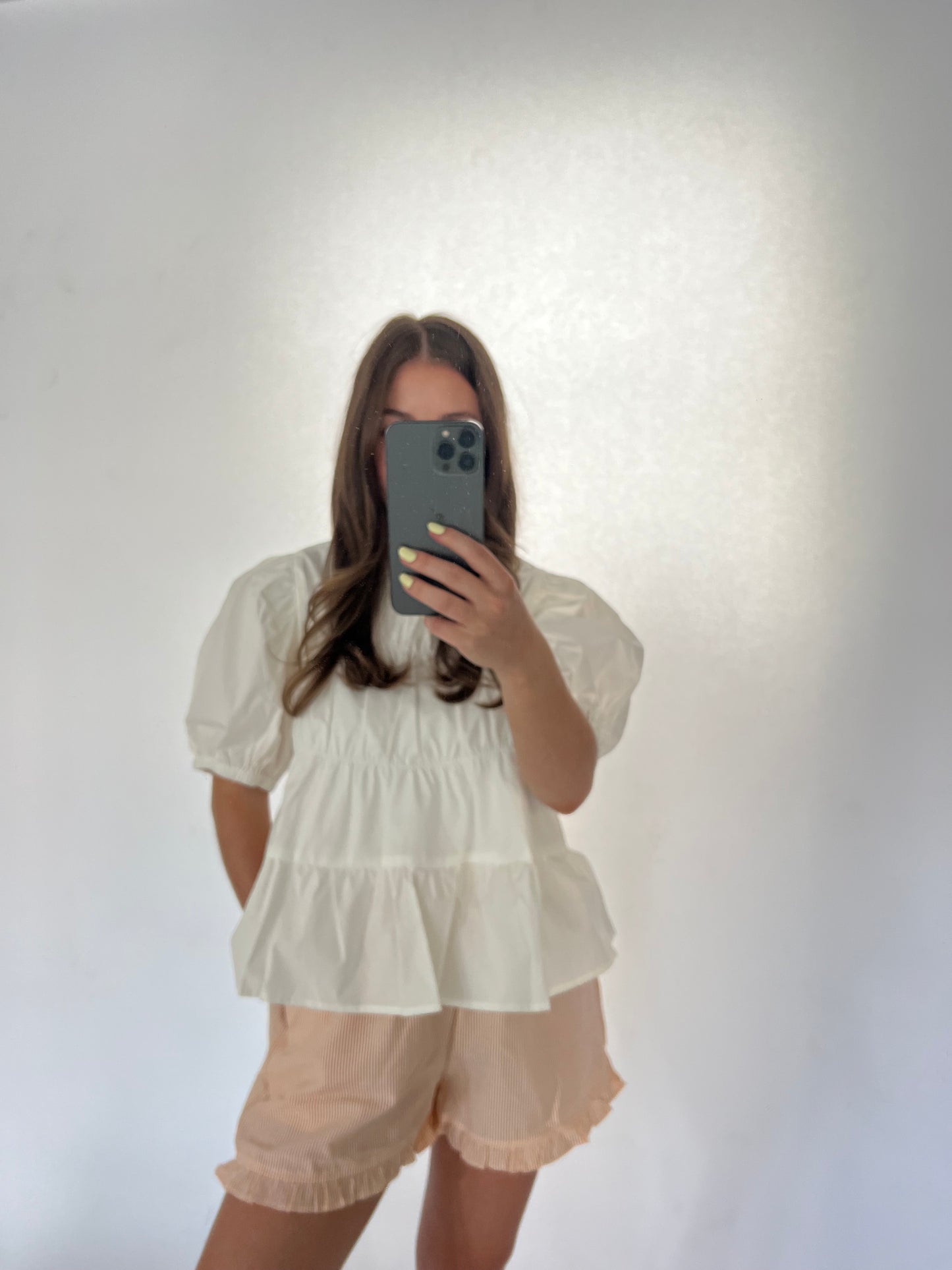 Paisley Puff Sleeve Blouse