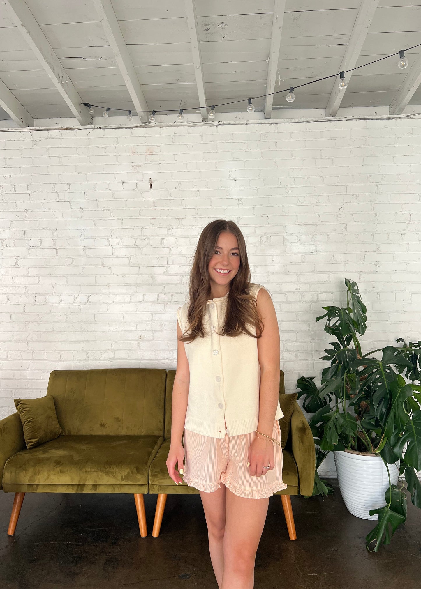 May Button Up Tank