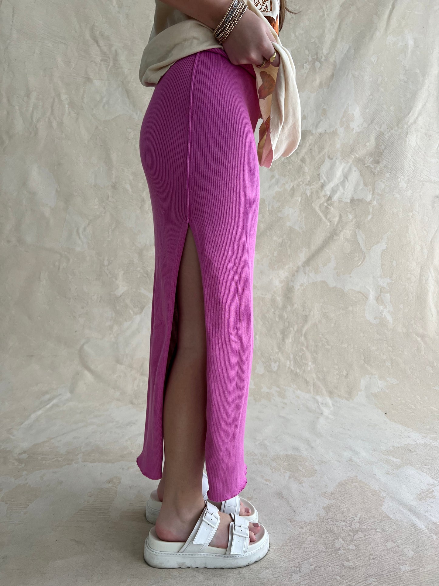 Laney Ribbed Maxi Skirt