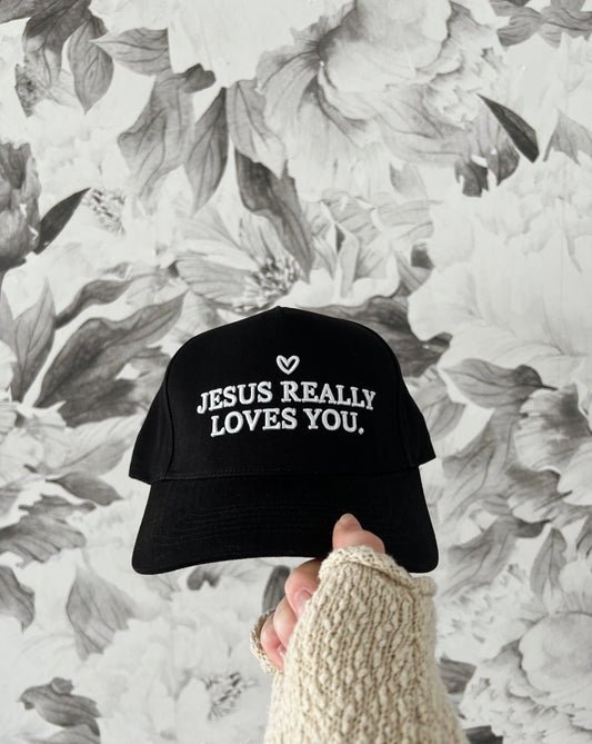 Jesus Really Loves You Trucker Hat