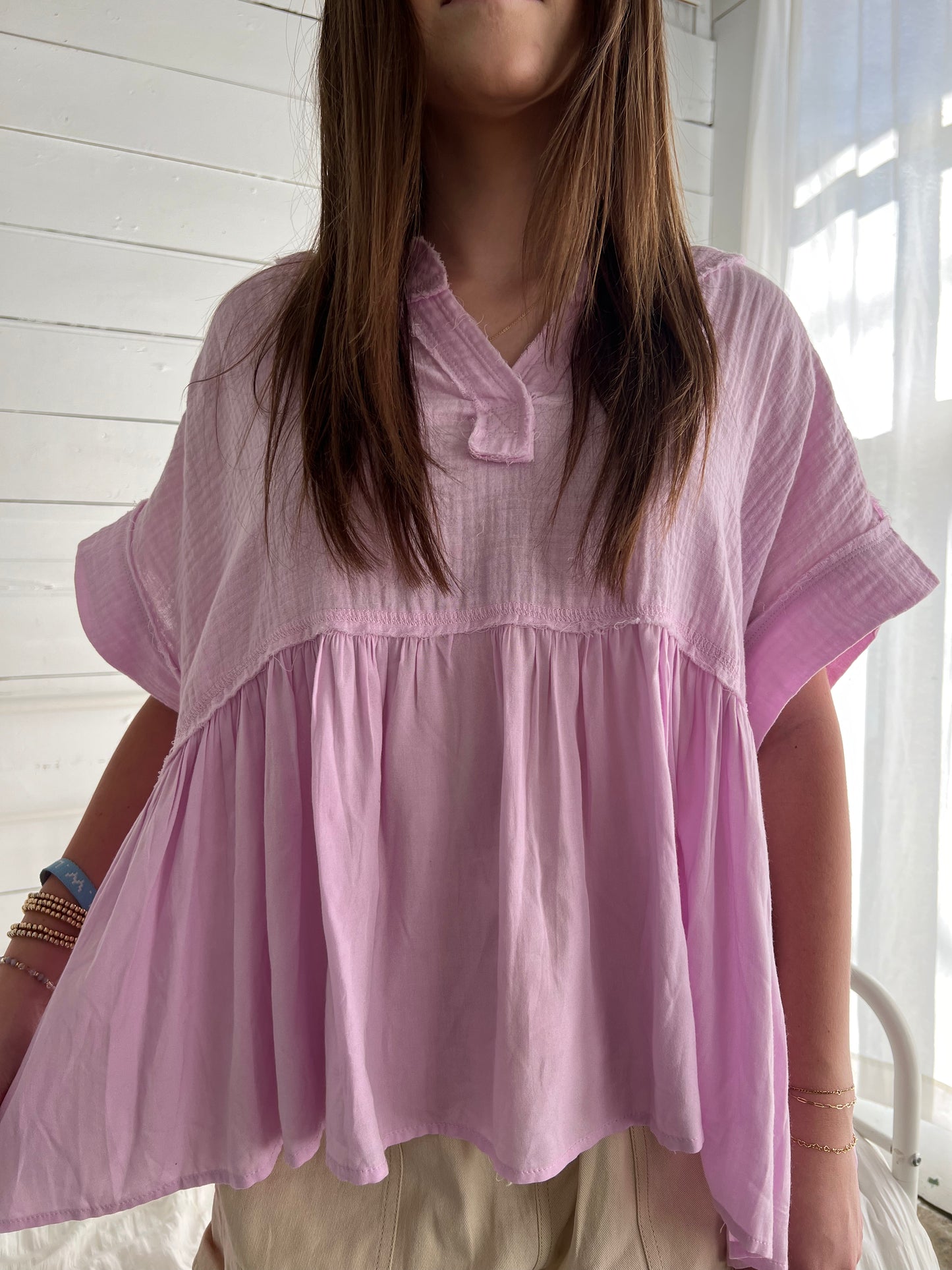 Poppy Blouse - Lavender